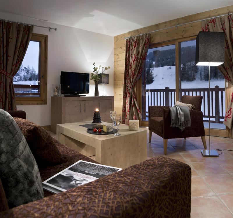 Holiday in mountain resort Résidence Boutique Lodge des Neiges - Tignes - Living room