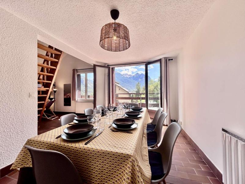 Vakantie in de bergen Appartement 4 kamers mezzanine 10 personen (13) - Résidence Briancelle A - Serre Chevalier - Woonkamer