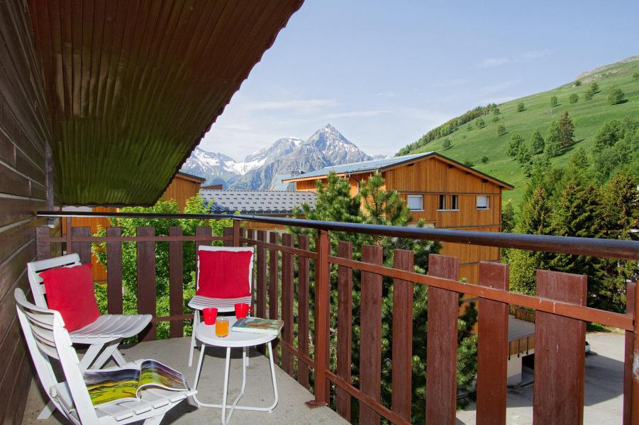 Аренда на лыжном курорте Апартаменты 4 комнат 8 чел. (43) - Résidence Brinbelles - Les 2 Alpes - летом под открытым небом