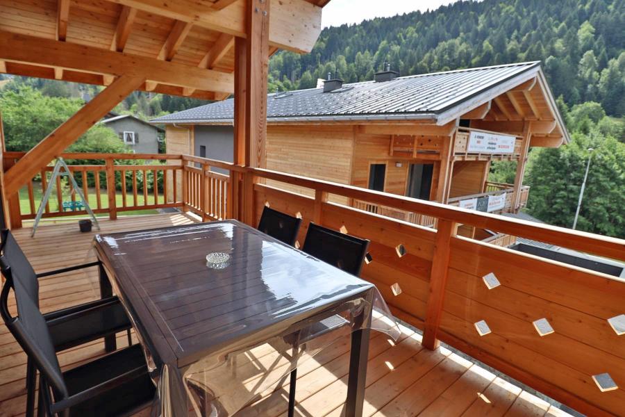 Vacances en montagne Appartement 2 pièces coin montagne 4 personnes - Résidence Cairn Harmony  - Les Gets - Terrasse