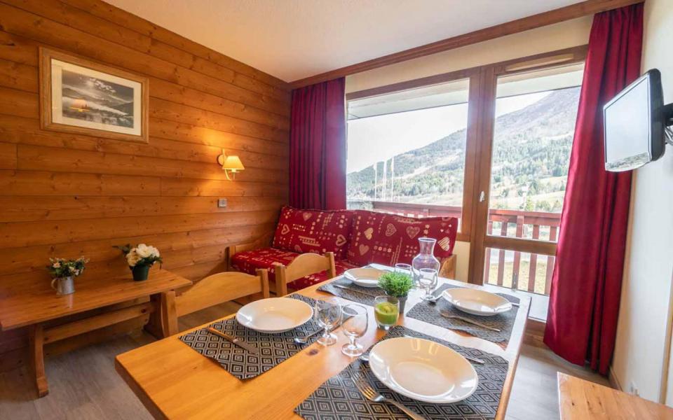 Holiday in mountain resort 2 room apartment 5 people (G343) - Résidence Camarine - Valmorel - Living room