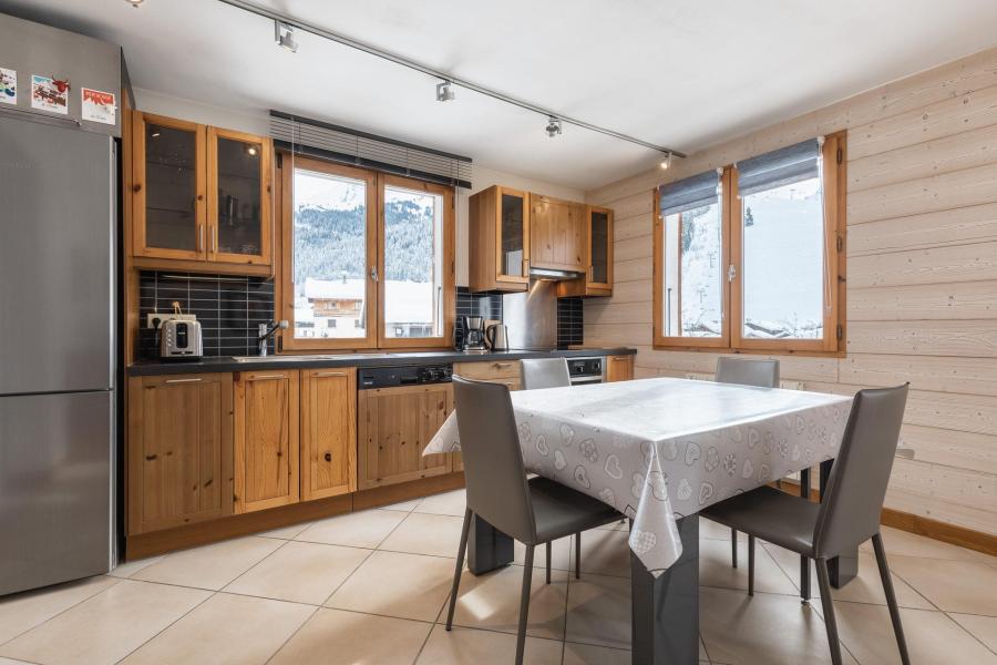 Urlaub in den Bergen 2-Zimmer-Appartment für 4 Personen (CAPU03) - Résidence Capucines - La Clusaz - Wohnzimmer