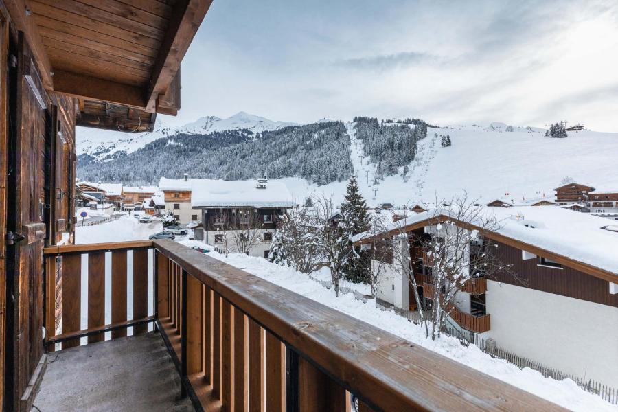 Vakantie in de bergen Appartement 2 kamers 4 personen (CAPU03) - Résidence Capucines - La Clusaz - Balkon