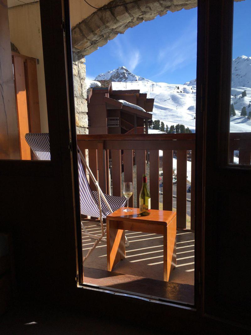 Urlaub in den Bergen 2-Zimmer-Appartment für 5 Personen (13) - Résidence Carène - La Plagne - Terrasse