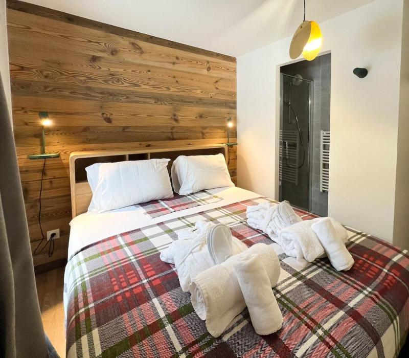 Vacaciones en montaña Apartamento dúplex 5 piezas 8 personas - Résidence Carmine Lodge - Les Gets - Habitación