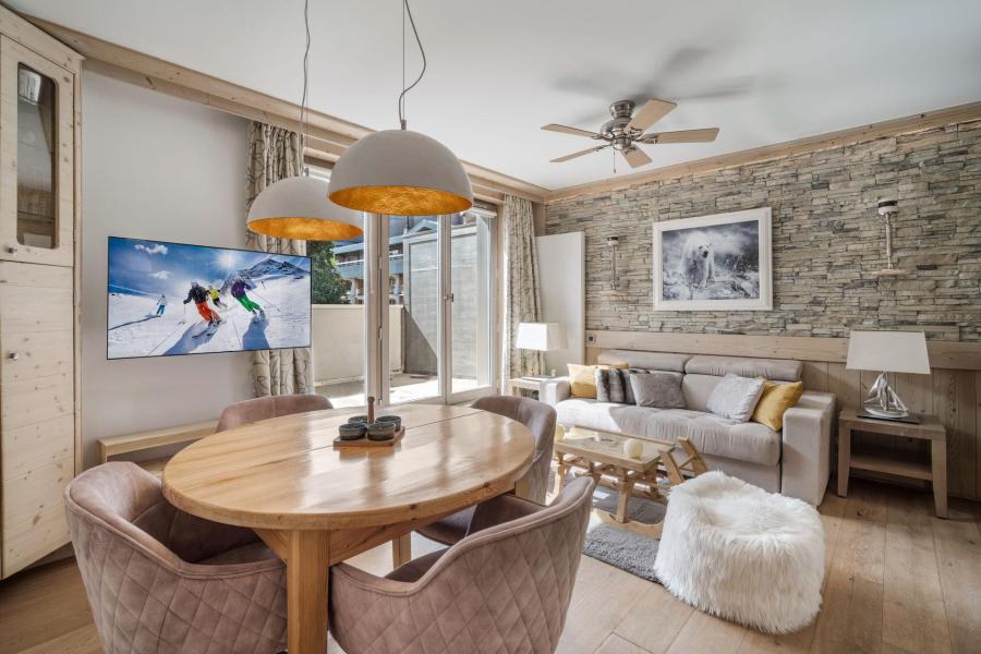 Urlaub in den Bergen 3-Zimmer-Appartment für 4 Personen (372) - Résidence Carré Blanc - Courchevel - Wohnzimmer