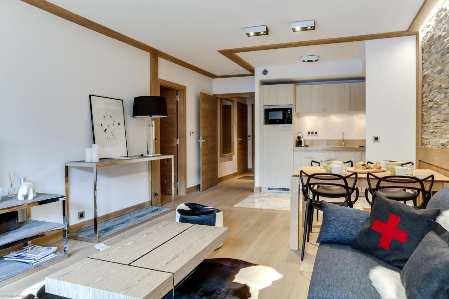 Urlaub in den Bergen 3-Zimmer-Appartment für 6 Personen (243) - Résidence Carré Blanc - Courchevel - Wohnzimmer