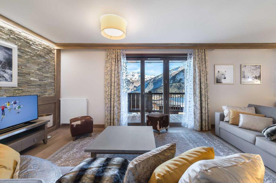 Holiday in mountain resort 4 room apartment 8 people (131) - Résidence Carré Blanc - Courchevel - Living room