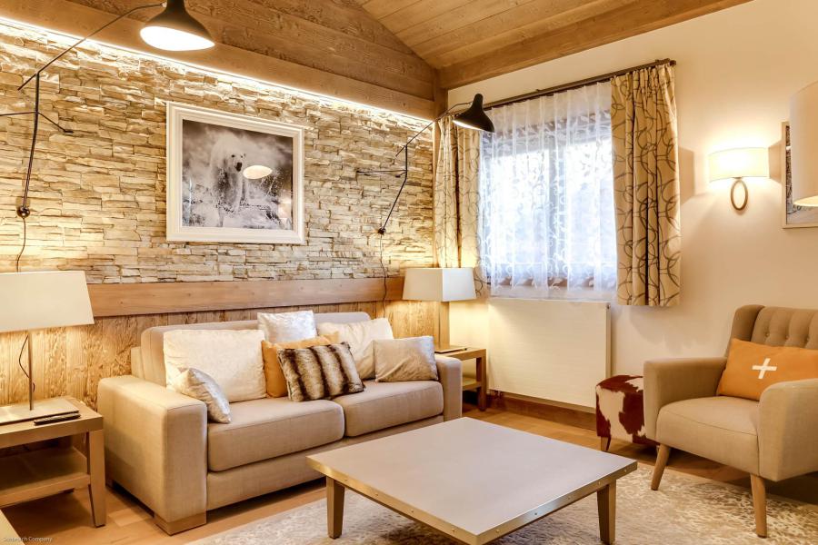 Vakantie in de bergen Appartement 4 kamers 6 personen (140) - Résidence Carré Blanc - Courchevel - Woonkamer