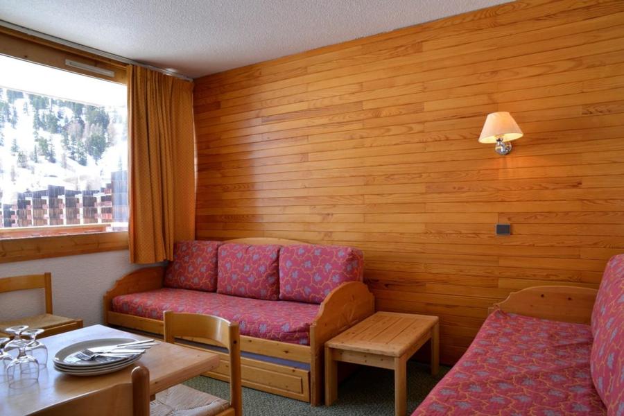 Vakantie in de bergen Appartement 2 kamers 5 personen (63) - Résidence Carroley B - La Plagne - Woonkamer