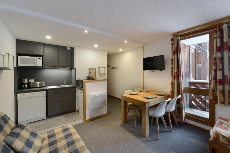 Vakantie in de bergen Studio cabine 4 personen (14) - Résidence Carroley B - La Plagne - Woonkamer