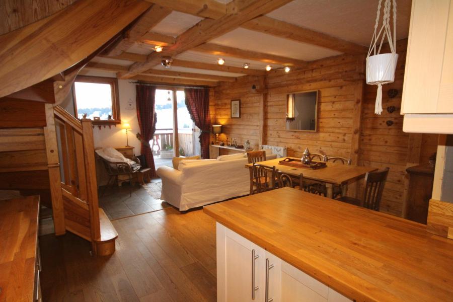 Holiday in mountain resort 3 room apartment 6 people (CAS206) - Résidence Cascade - Les Saisies - Living room