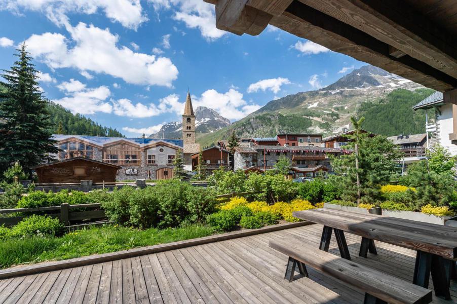 Rent in ski resort 5 room duplex apartment 8 people (2) - Résidence Cembros - Val d'Isère - Terrace
