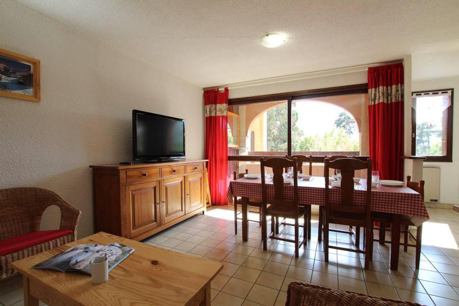 Vakantie in de bergen Appartement 2 kamers bergnis 6 personen (202) - Résidence Central Parc 2 - Serre Chevalier - Woonkamer