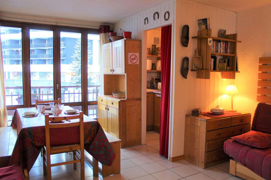 Urlaub in den Bergen Studio Schlafnische 4 Personen (023) - Résidence Centre Vars - Vars - Wohnzimmer