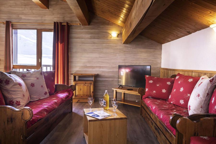 Urlaub in den Bergen 13 Zimmer Chalet für 24 Personen (Bonhomme) - Résidence Chalet des Neiges Hermine - Val Thorens - Kleines Wohnzimmer