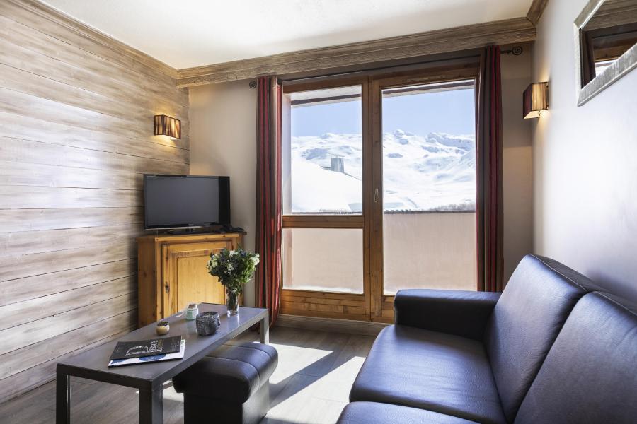 Urlaub in den Bergen 3-Zimmer-Appartment für 4 Personen - Résidence Chalet des Neiges Hermine - Val Thorens - Wohnzimmer