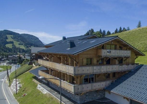 Ski verhuur Appartement 5 kamers 8 personen - Résidence Chalet des Perrières - Les Gets - Buiten zomer