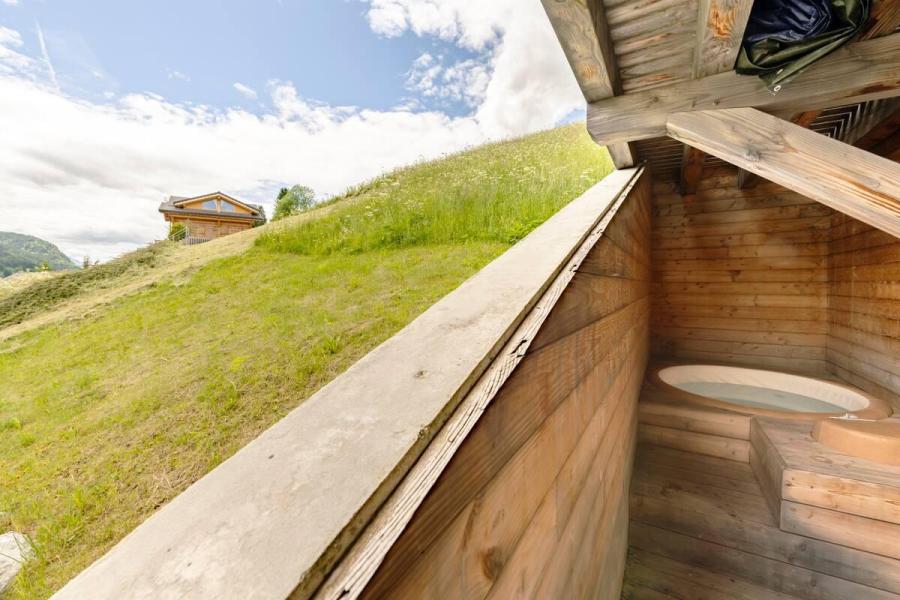 Vacances en montagne Appartement 5 pièces 8 personnes - Résidence Chalet des Perrières - Les Gets - Terrasse