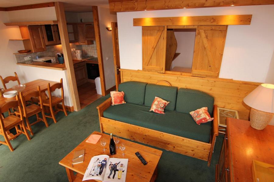 Vakantie in de bergen Appartement 3 kamers 6 personen (12) - Résidence Chalet le Cristallo - Val Thorens - Woonkamer