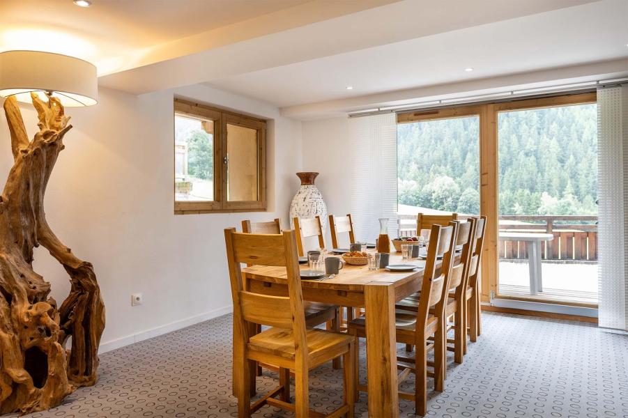 Urlaub in den Bergen 4 Zimmer Maisonettewohnung für 10 Personen (Vanoise) - Résidence Chalet Les Amis - Peisey-Vallandry - Wohnzimmer