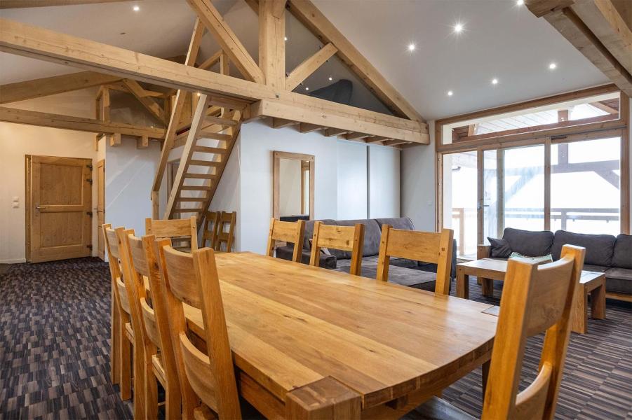 Holiday in mountain resort 5 room duplex apartment 14 people (Grand Renard) - Résidence Chalet Les Amis - Peisey-Vallandry - Living room