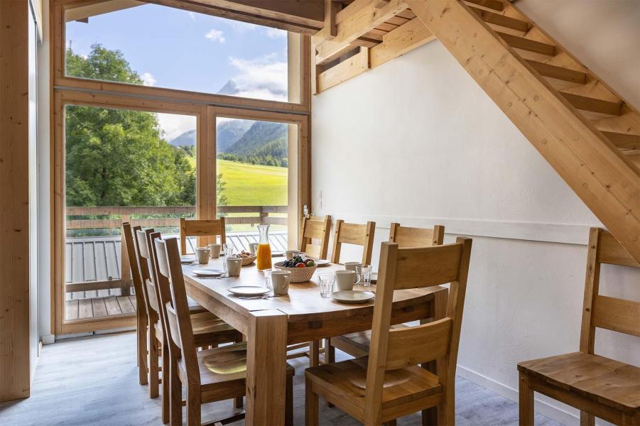 Urlaub in den Bergen 5 Zimmer Maisonettewohnung für 14 Personen (Nancroix) - Résidence Chalet Les Amis - Peisey-Vallandry - Wohnzimmer