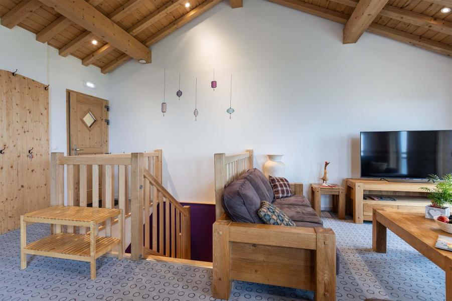 Urlaub in den Bergen Triplex Wohnung 7 Zimmer 12-14 Personen (Aiguille rouge) - Résidence Chalet Les Amis - Peisey-Vallandry - Wohnzimmer