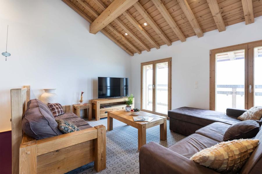 Urlaub in den Bergen Triplex Wohnung 7 Zimmer 12-14 Personen (Aiguille rouge) - Résidence Chalet Les Amis - Peisey-Vallandry - Wohnzimmer