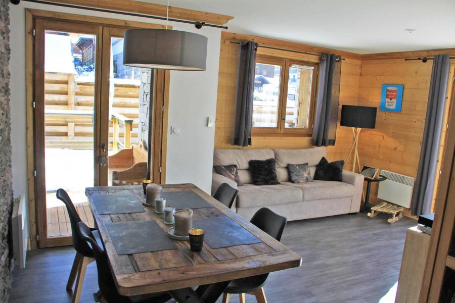 Holiday in mountain resort 3 room apartment cabin 6 people - Résidence Chalune - Les Gets - Living room