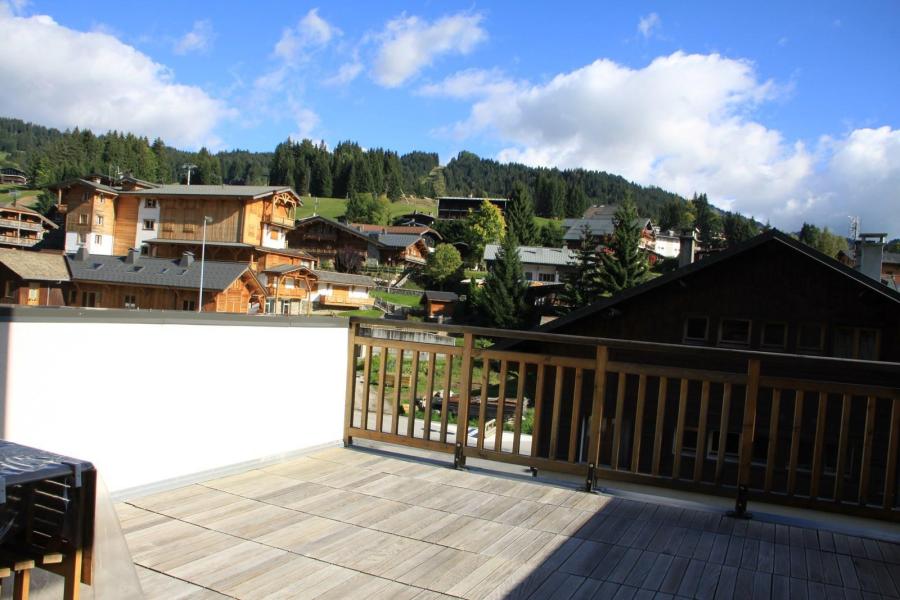 Vacances en montagne Appartement duplex 4 pièces 8 personnes - Résidence Chalune - Les Gets - Balcon