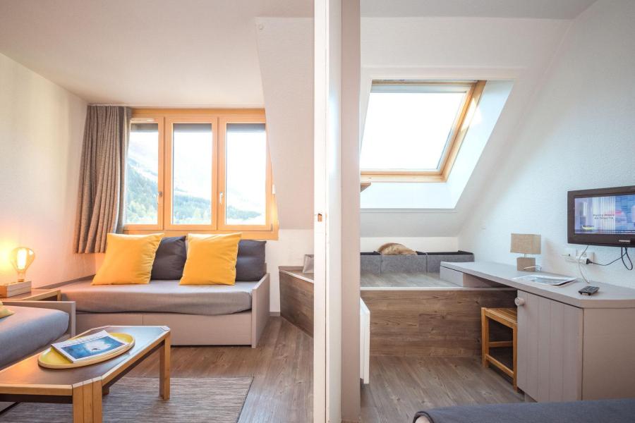 Vakantie in de bergen Appartement 2 kamers 4 personen (CROCUS) - Résidence Chamois Blanc - Chamonix - Woonkamer