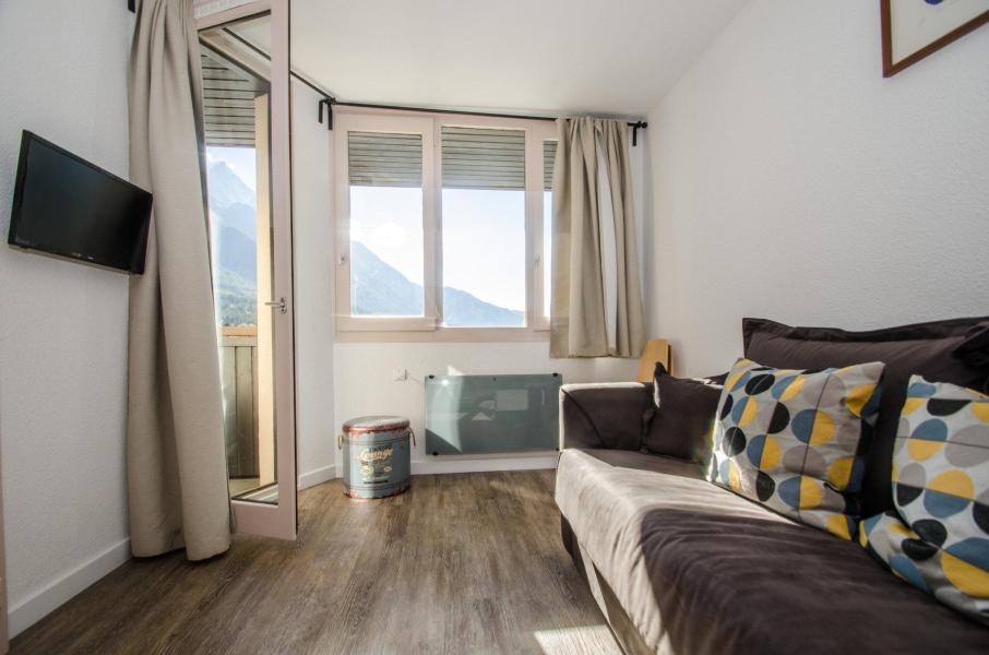 Vakantie in de bergen Appartement 2 kamers 4 personen (INDIA) - Résidence Chamois Blanc - Chamonix - Woonkamer