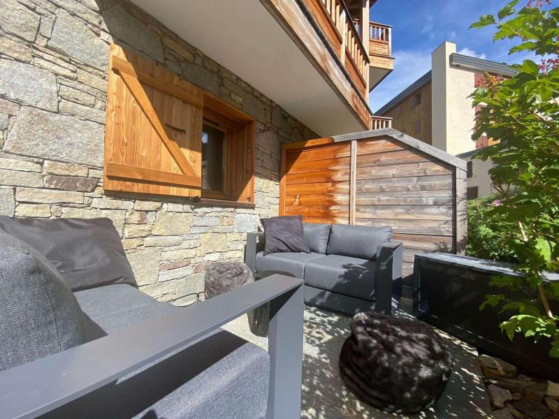 Urlaub in den Bergen 2-Zimmer-Appartment für 4 Personen (RC03) - Résidence Chantemerle - Courchevel - Terrasse