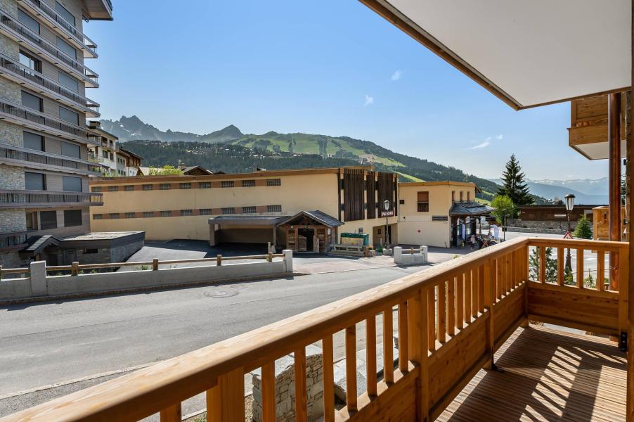 Urlaub in den Bergen 3-Zimmer-Appartment für 4 Personen (103) - Résidence Chantemerle - Courchevel - Terrasse