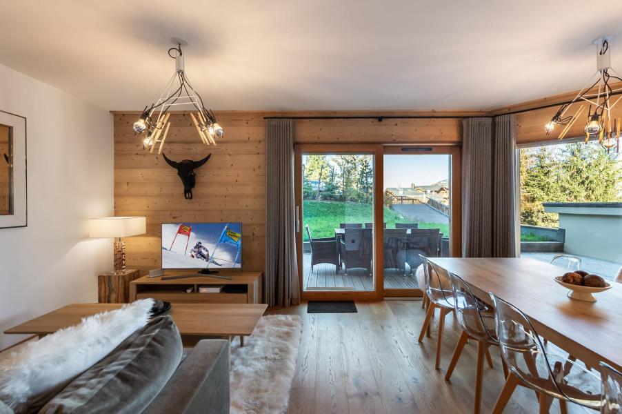 Urlaub in den Bergen 4-Zimmer-Appartment für 8 Personen (RJ03) - Résidence Chantemerle - Courchevel - Wohnzimmer