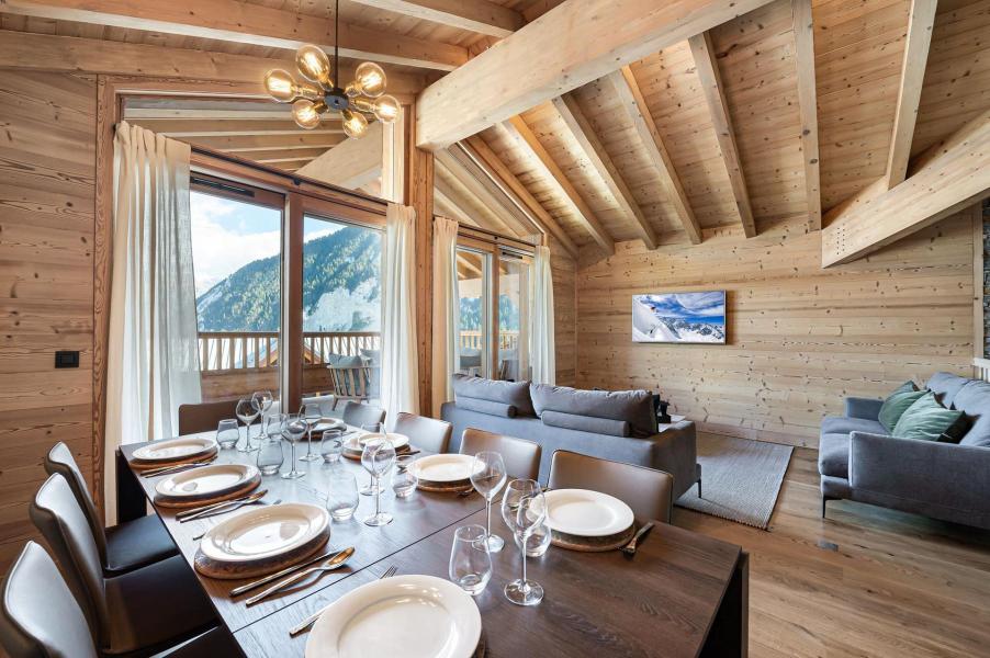 Urlaub in den Bergen 4 Zimmer Maisonettewohnung für 9 Personen (206) - Résidence Chantemerle - Courchevel - Wohnzimmer