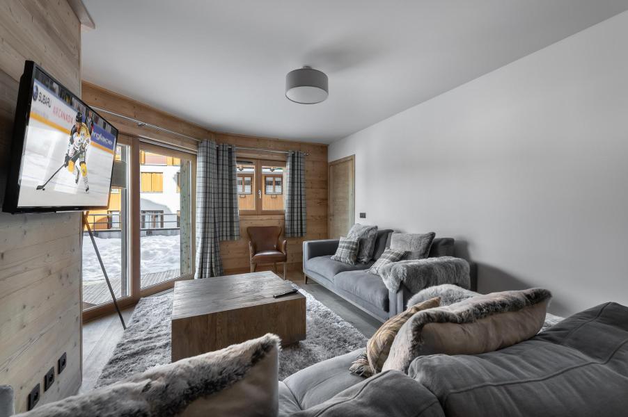 Wakacje w górach Apartament 4 pokojowy 8 osób (RJ04) - Résidence Chantemerle - Courchevel - Pokój gościnny