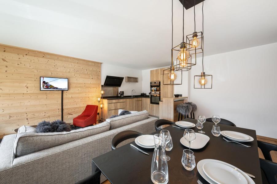 Vakantie in de bergen Appartement 3 kamers 4 personen (103) - Résidence Chantemerle - Courchevel - Woonkamer