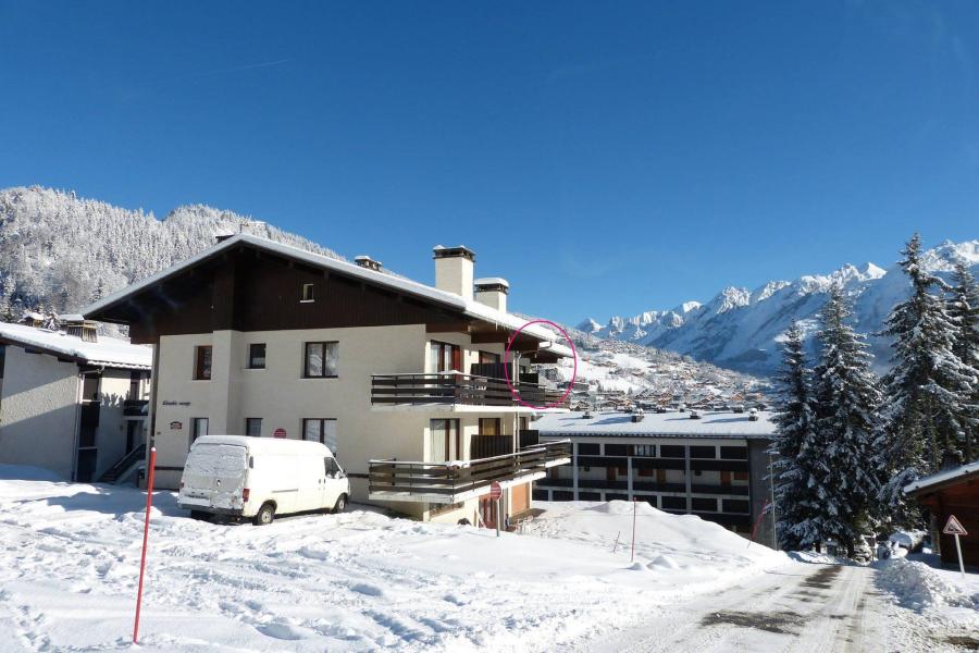 Skiverleih Wohnung 3 Zimmer Schlafnische 6 Personen (610) - Résidence Chanteneige - La Clusaz - Draußen im Sommer