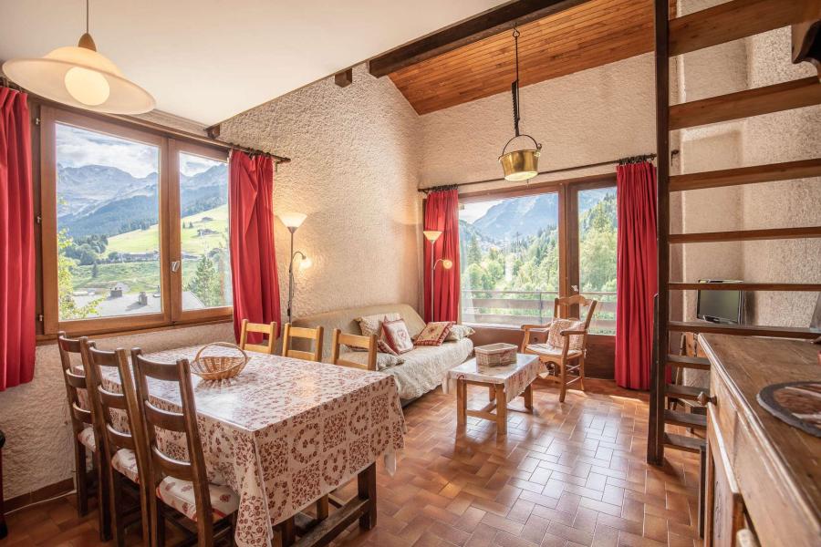 Vakantie in de bergen Appartement 3 kamers bergnis mezzanine 6 personen (610) - Résidence Chanteneige - La Clusaz - Woonkamer