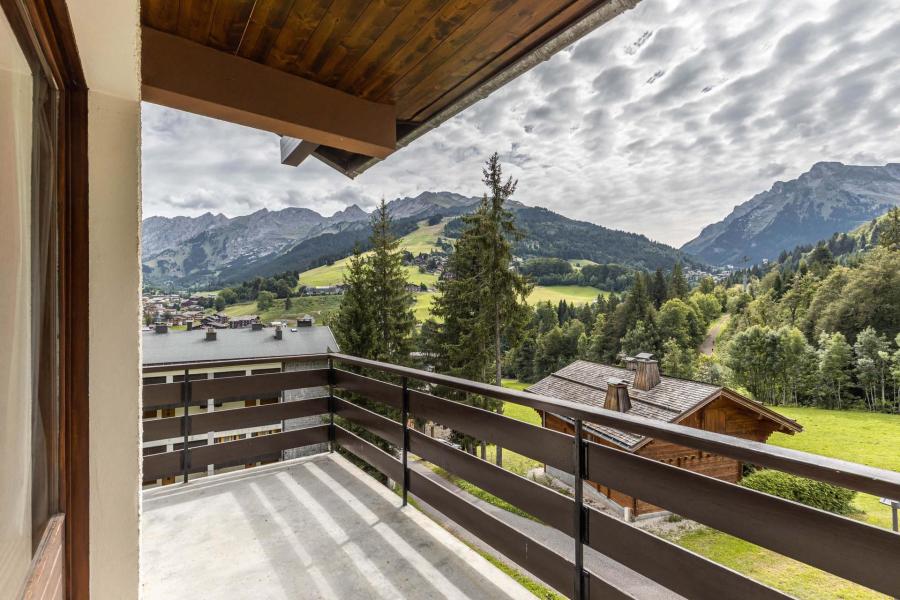 Vacances en montagne Appartement 3 pièces coin montagne mezzanine 6 personnes (610) - Résidence Chanteneige - La Clusaz - Balcon