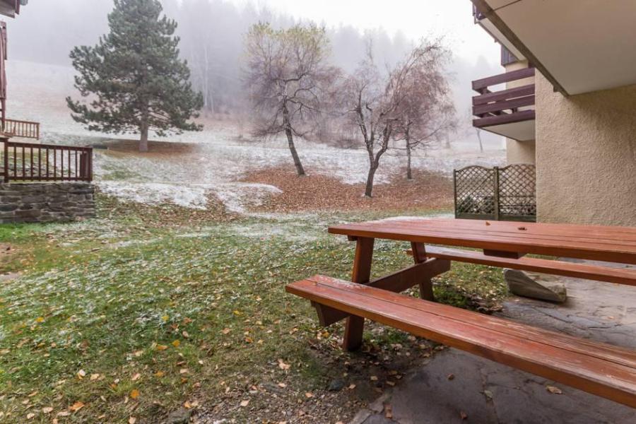 Urlaub in den Bergen Teilbare Studio für 5 Personen (CHA1) - Résidence Chardonnet - Montchavin La Plagne - Terrasse