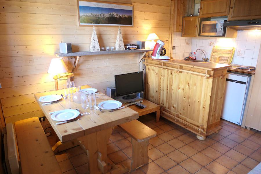 Vacances en montagne Studio coin montagne 4 personnes (SG870) - Résidence Charmoz - Saint Gervais - Séjour