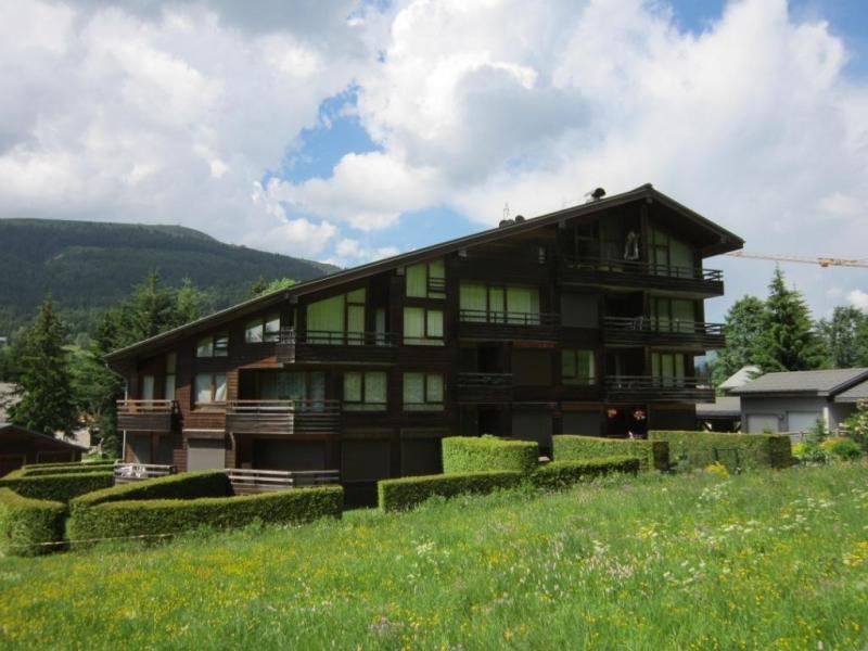 Rent in ski resort 4 room duplex apartment 4-6 people (228) - Résidence Chavaniou - Les Gets - Summer outside