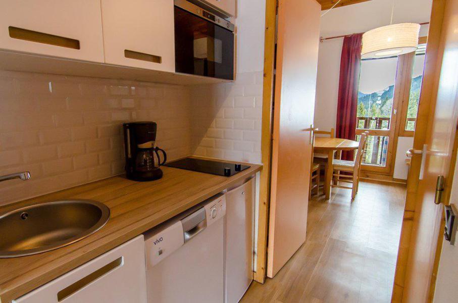 Holiday in mountain resort 2 room apartment 4 people (G371) - Résidence Cheval Blanc - Valmorel - Kitchen