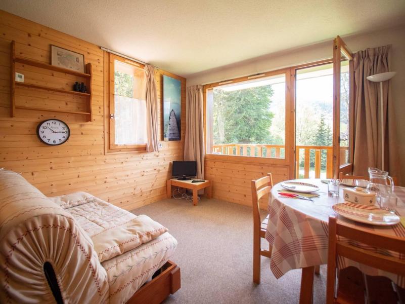 Holiday in mountain resort 2 room apartment 4 people (G484) - Résidence Cheval Blanc - Valmorel - Living room