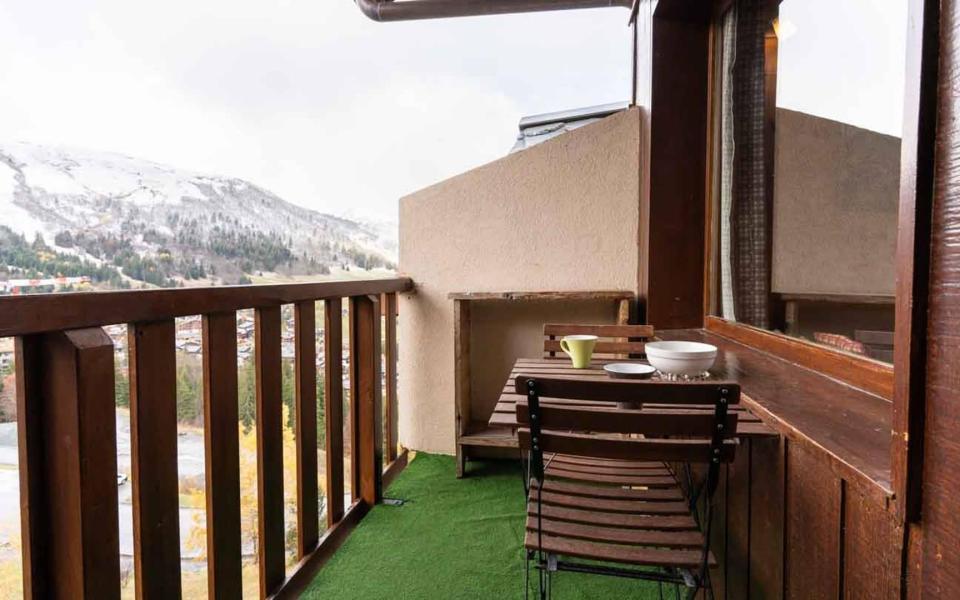 Urlaub in den Bergen 2-Zimmer-Appartment für 6 Personen (G473) - Résidence Cheval Blanc - Valmorel - Terrasse