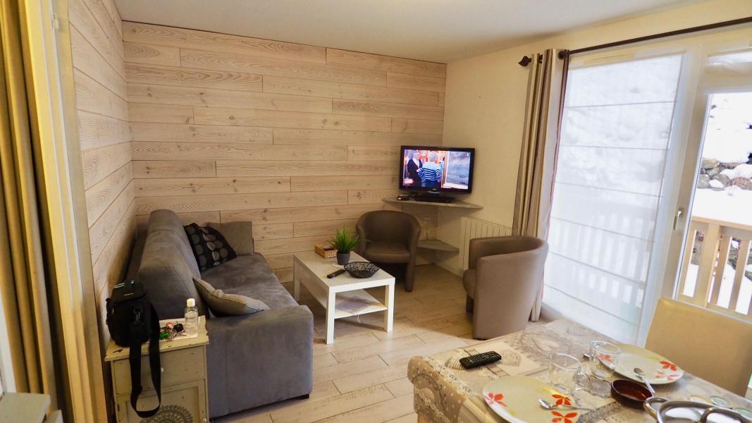 Urlaub in den Bergen 2-Zimmer-Holzhütte für 6 Personen (105) - Résidence Cheval Blanc - Valfréjus - Sofa
