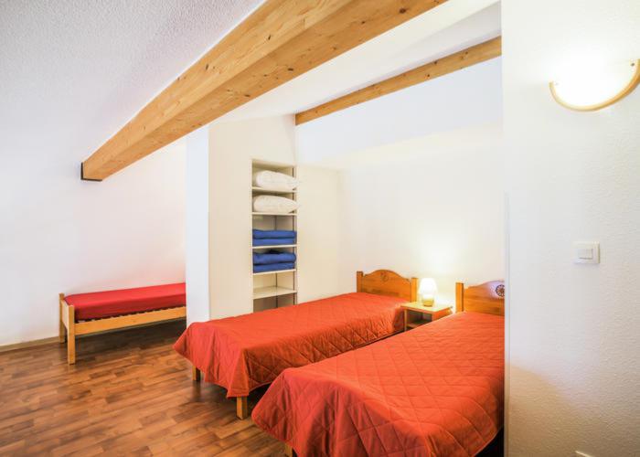 Urlaub in den Bergen 3-Zimmer-Appartment für 7 Personen (72) - Résidence Cheval Blanc - Valfréjus - Schlafzimmer